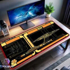 California Class U.S.S. Cerritos NCC-75567 LCARS LED Desk Mat