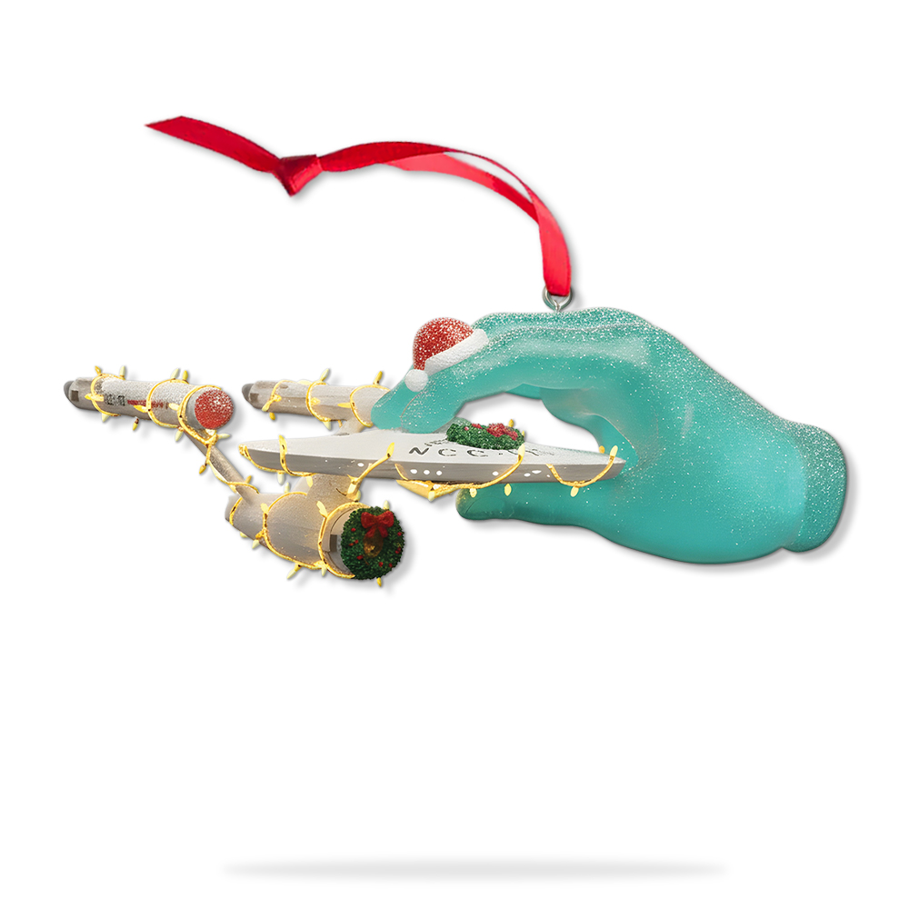 Star Trek U.S.S. Enterprise NCC-1701 The Hand of Apollo Christmas Ornament - Image 7