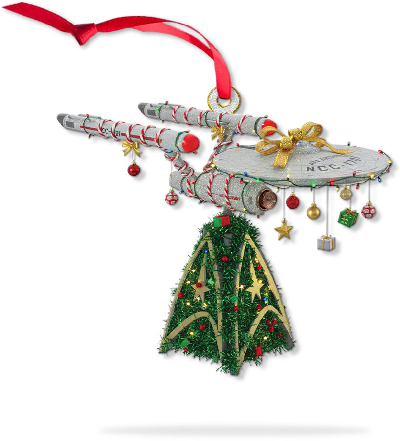 Star Trek U.S.S. Enterprise NCC-1701 Christmas Ornament Style 3 - Image 5