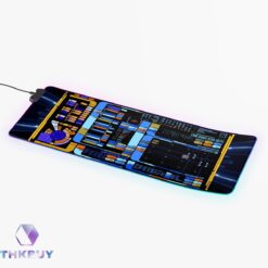 Alternative view of Sci-fi Control Console Display LED Desk Mat