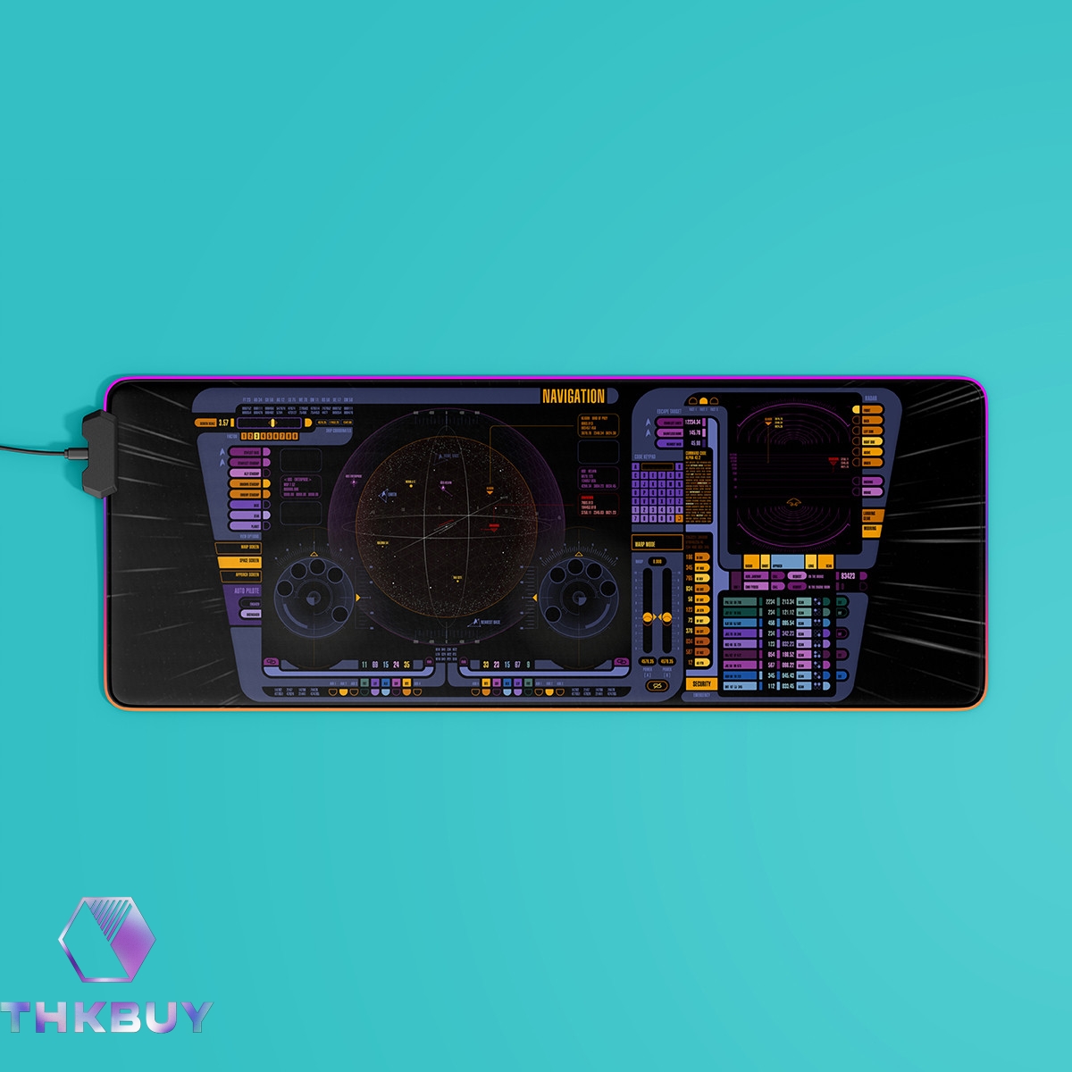 Navigation Control Console Display LED Desk Mat - Image 5