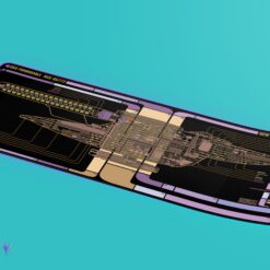 Alternative view of New Orleans Class - U.S.S. Formidable NCC-65772 LCARS LED Desk Mat