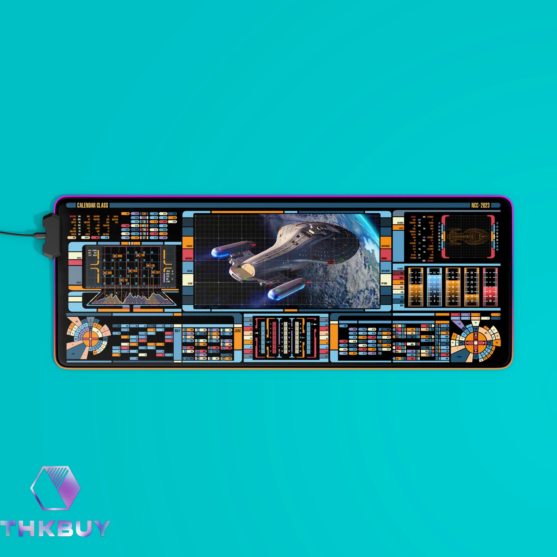 Calendar Class NCC 2023 LED Desk Mat - Image 5