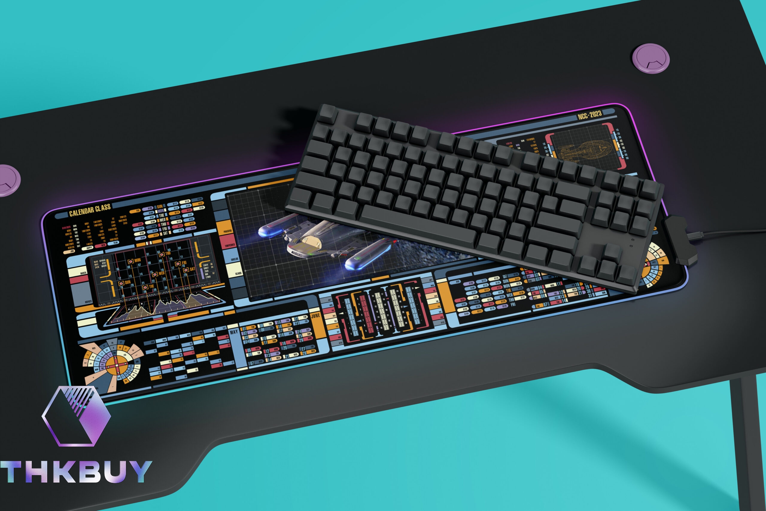 Calendar Class NCC 2023 LED Desk Mat - Image 3