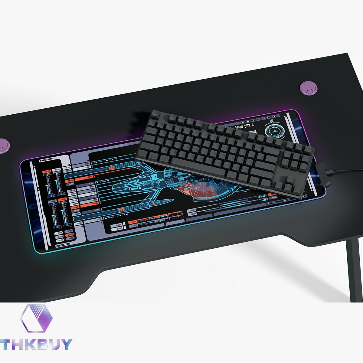 Luna Class - U.S.S. Titan NCC-80102 LED Desk Mat - Image 3