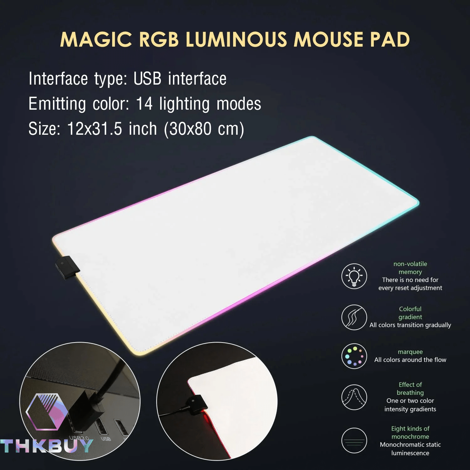 Luna Class - U.S.S. Titan NCC-80102 LED Desk Mat - Image 6