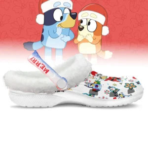 Alternative view of Bluey x Christmas Fleece Crocs Crocband Clogs Shoes
