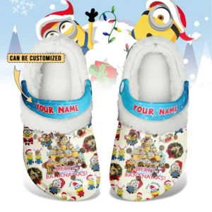 Minions x Christmas Fleece Crocs Clogs