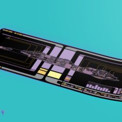 Alternative view of Cern Class - U.S.S. Cern NX-91006 LCARS LED Desk Mat