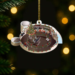 Star Trek NCC-1701 2279-2285 Bridge Enterprise Christmas Ornament