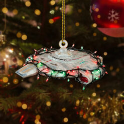 Star Trek U.S.S. Defiant NX-74205 Christmas Ornament