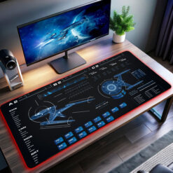 New Trekkies U.S.S. Jaeger LED Desk Mat