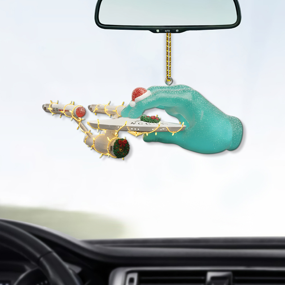 Star Trek U.S.S. Enterprise NCC-1701 The Hand of Apollo Christmas Ornament - Image 4