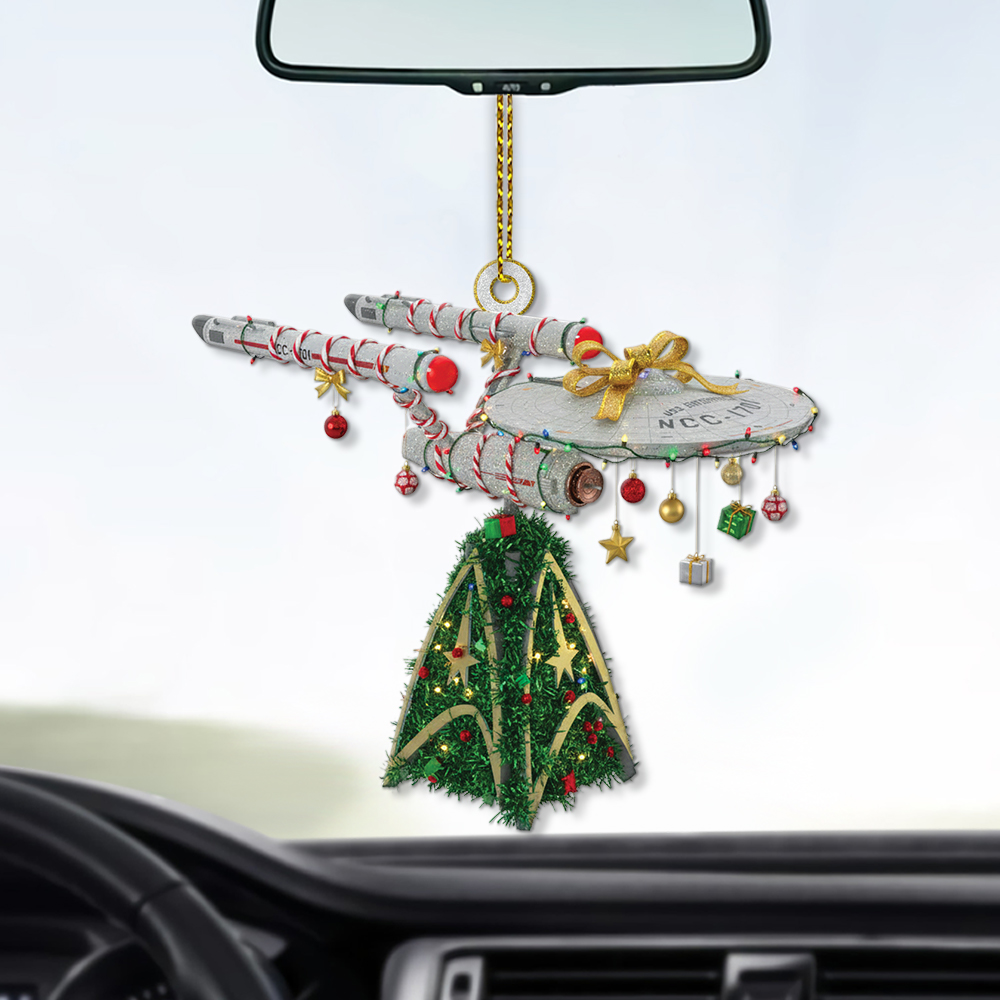 Star Trek U.S.S. Enterprise NCC-1701 Christmas Ornament Style 3 - Image 3