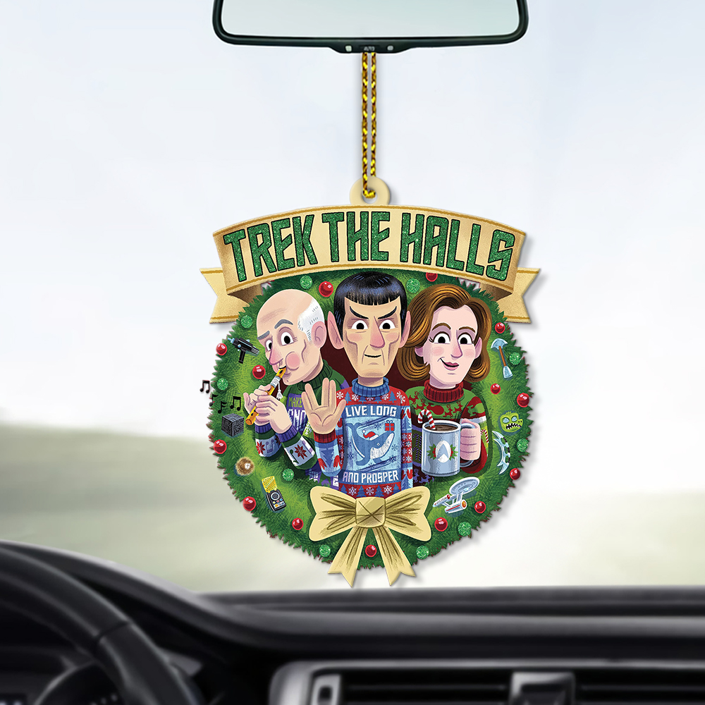 Star Trek Trek The Halls Christmas Ornament - Image 3