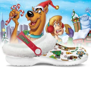 Alternative view of Scooby Doo x Christmas Fleece Crocs Crocband Clogs Shoes