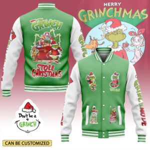 The Grinch x Christmas Varsity Jacket - THK118412