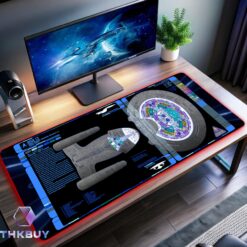 STTNG Enterprise D LCARS LED Desk Mat