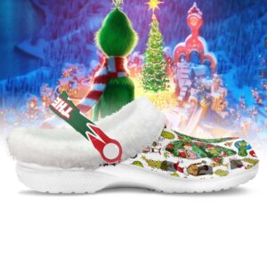 Alternative view of The Grinch x Christmas Fleece Crocs Crocband Clogs Shoes - THK117408