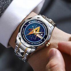 Starfleet Command  United Federation Of Planets Alloy Luxury Quartz Watch