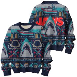 JAWS Knitted Sweater - THK117570