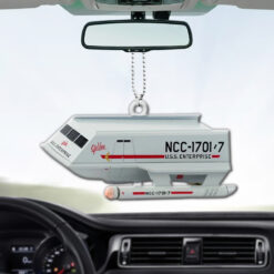Star Trek Class F Shuttle Galileo II StarShip Acrylic Car Ornament