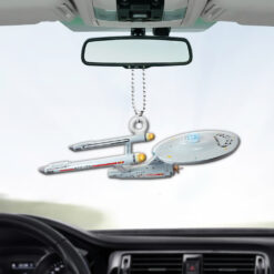 Star Trek U.S.S. Enterprise NCC-1701 StarShip Acrylic Car Ornament