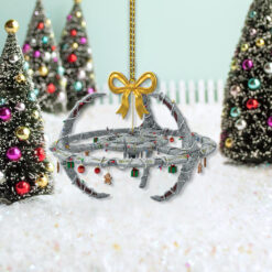 Alternative view of Star Trek Space Station Deep Space Nine Christmas Ornament