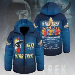 Star Trek The Original Series 60th Anniversary Waterproof Thickened Down Jacket
