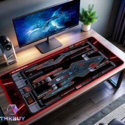USS Nexus NX-87714 LCARS LED Desk Mat