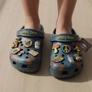 Alternative view of GrateFull Deadl PREMIUM Crocs Clogs Shoes