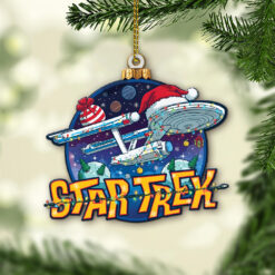 Star Trek U.S.S Enterprise NCC-1701 Christmas Ornament Style 2