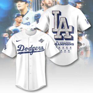 Los Angeles Dodgers 2025 World Series Champions Baseball Jersey -THK117278