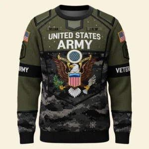 Alternative view of Military Knitted Ugly Sweater