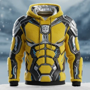 Alternative view of Personalized Transformers Hoodie