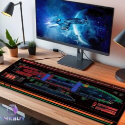 Alternative view of Battlestar Galactica - BSG75 LCARS LED Desk Mat
