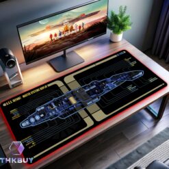 New Trekkies USS Defiant NX-74205 LED Desk Mat