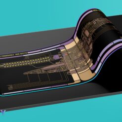 New Orleans Class - U.S.S. Formidable NCC-65772 LCARS LED Desk Mat