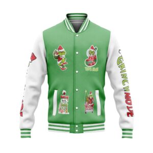 Alternative view of The Grinch x Christmas Varsity Jacket - THK118412
