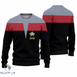 Personalized Star Trek Uniform 3D Ugly Sweater