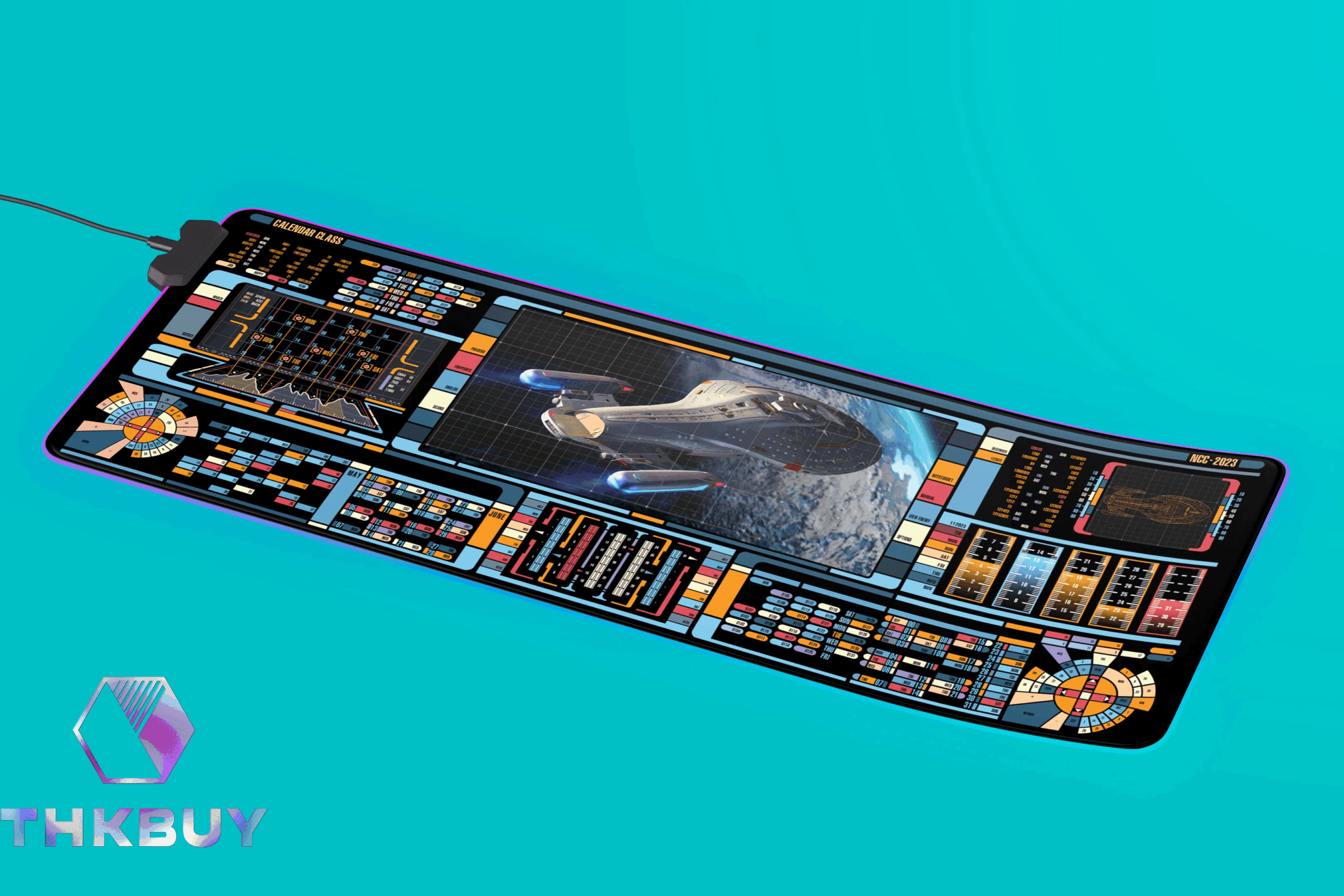 Calendar Class NCC 2023 LED Desk Mat - Image 2