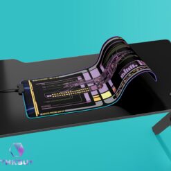 Akira Class - USS Illustrious LCARS Schematic LED Desk Mat