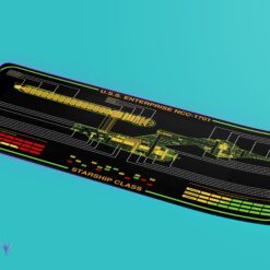 Alternative view of Constitution class - USS. Enterprise NCC-1701 LED Desk Mat