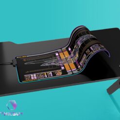 Nova Class - U.S.S. Javelin NCC-73561 LCARS Schematic LED Desk Mat