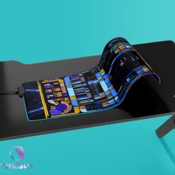 Sci-fi Control Console Display LED Desk Mat