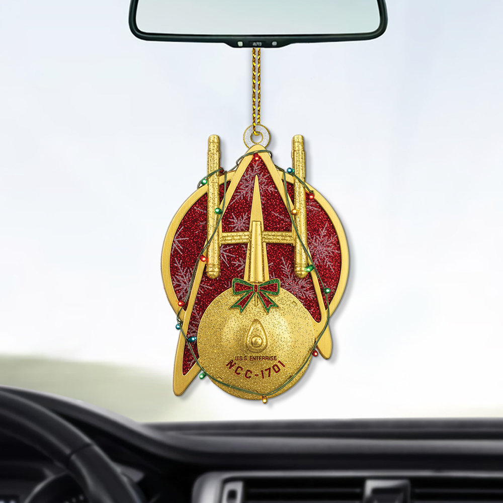 Star Trek U.S.S. Enterprise NCC-1701 Christmas Ornament - Image 3