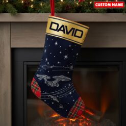Personalized Star Trek Christmas Stocking