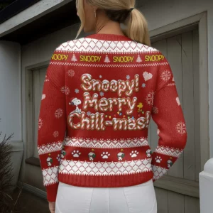 Alternative view of Snoopy 3D Women Short Cardigan