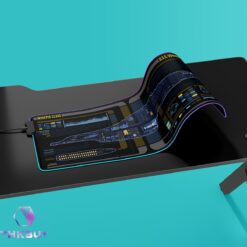 Intrepid Class - USS Voyager LCARS Schematic LED Desk Mat