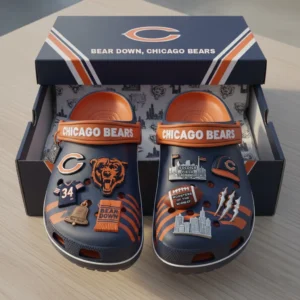 CHICAGO BEARS PREMIUM Crocs Clogs Shoes